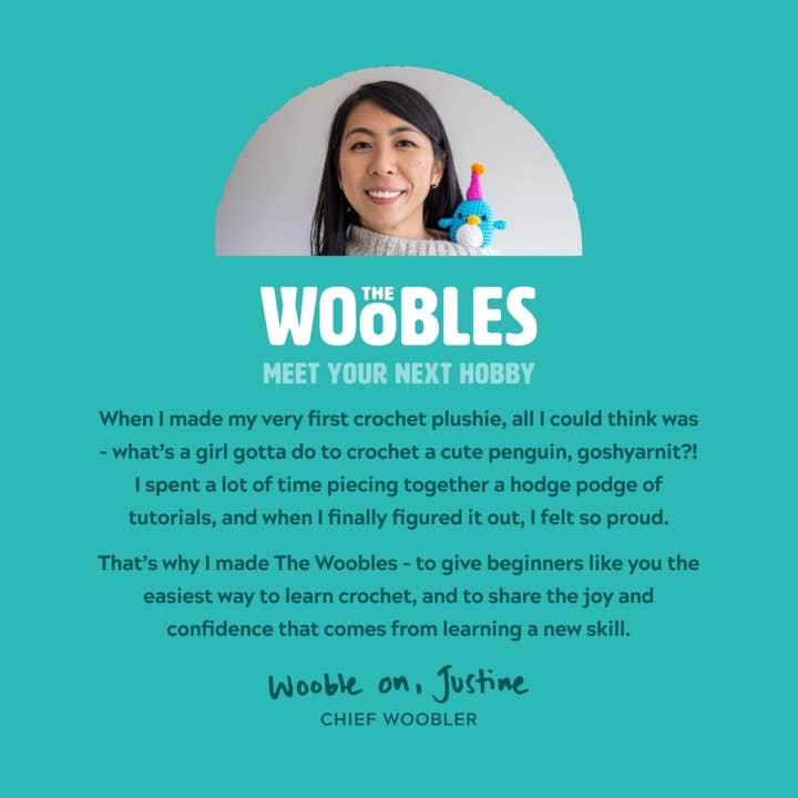 The Woobles - Wholesale Knitting/Crochet Supplies - Bo the Chicken Beginner Crochet Kit