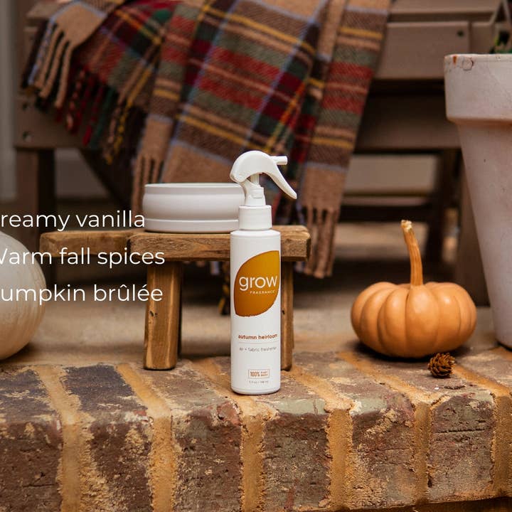 Grow Fragrance - Wholesale Room & Linen Spray - Autumn Heirloom Air + Fabric Spray2