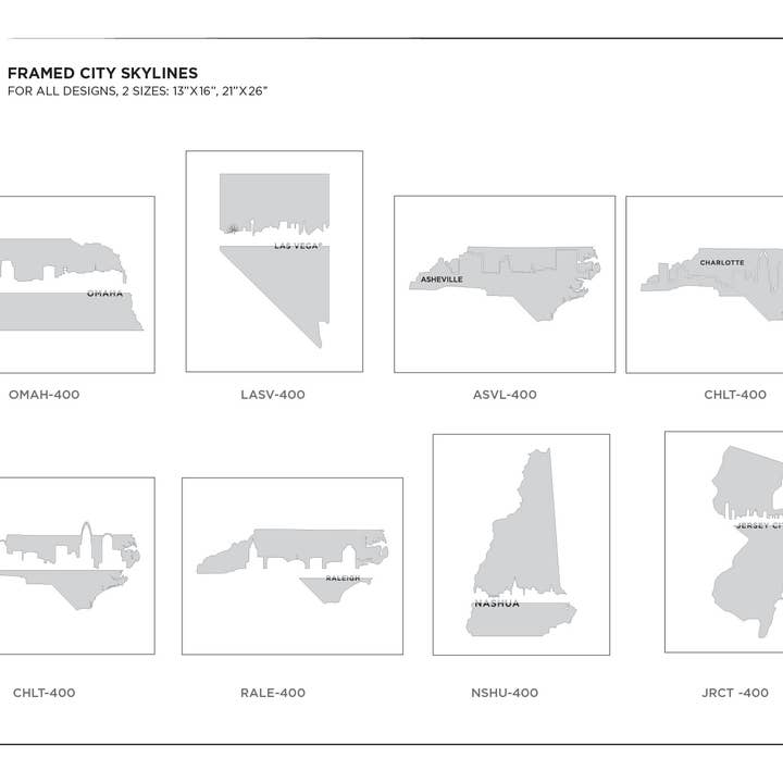 Grainwell - Wholesale Art Print - Framed City Skyline5