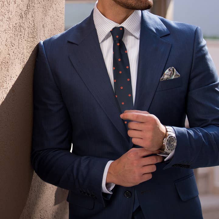 AusCufflinks - Wholesale Necktie – Men’s - Basketball Skinny Tie2