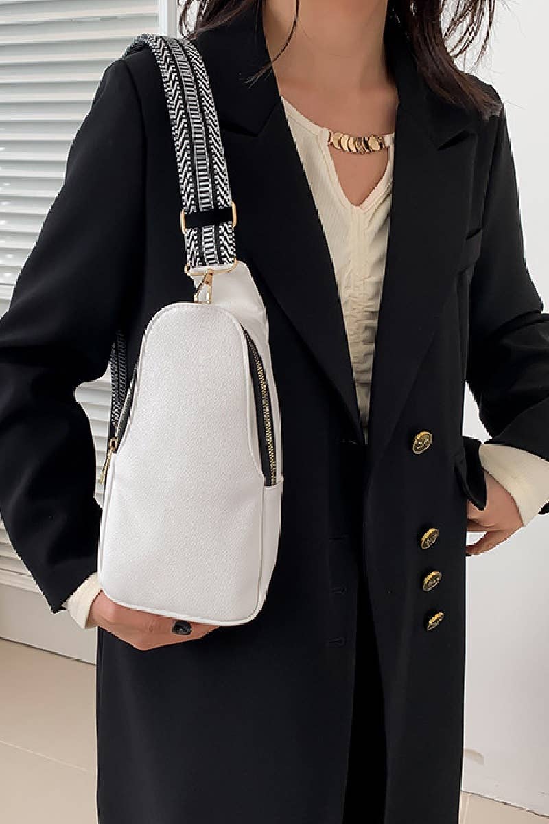 42POPS - Wholesale Crossbody Bag - Women's - ..SI-26586 Soft Vegan Leather Crossbody Sling Bag1