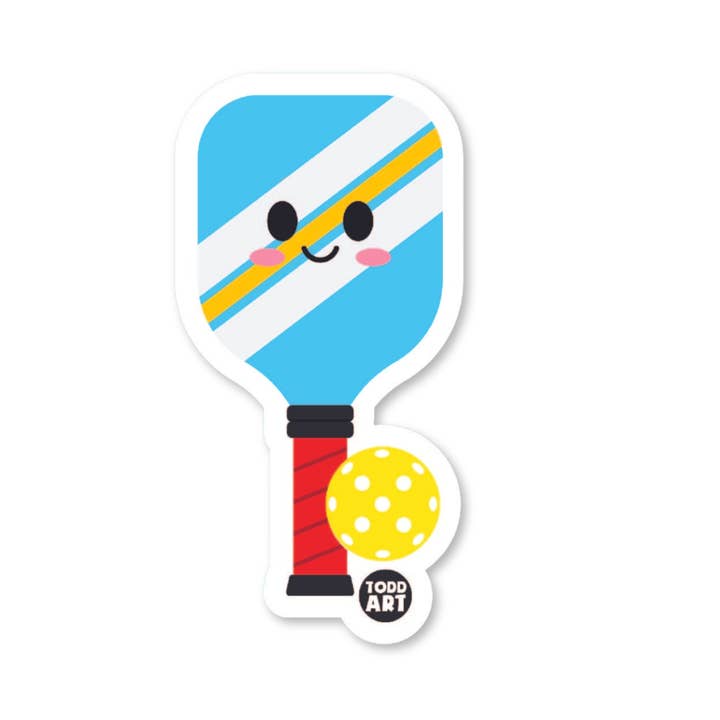 Adesivo de vinil Pickleball por atacado de Boo Boo Buddies