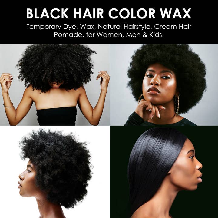 UB BRANDS INC - Venta al por mayor Coloración para el pelo - Cera Colorante para el Cabello Negro Odeon, Tinte Temporal 120 g