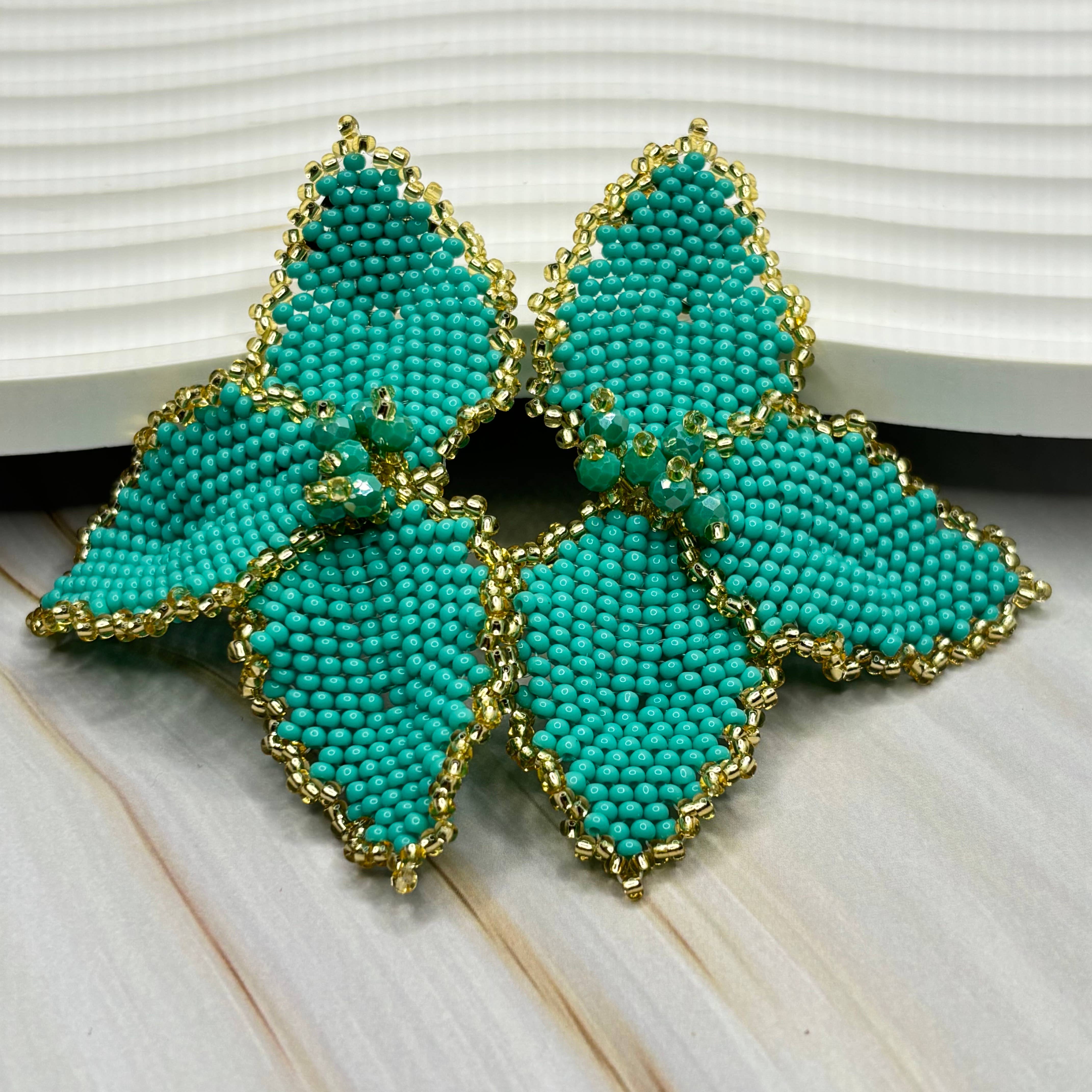 Bellalu Jewelry and Accessories - Wholesale Dangle Earrings - Half Flower Earrings – Modern Floral Statement Jewelry 17