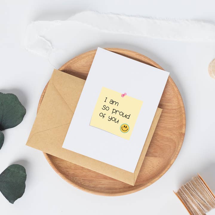 Carte de vœux So Fier de You pour la vente par Elizabeth Riley Paperie