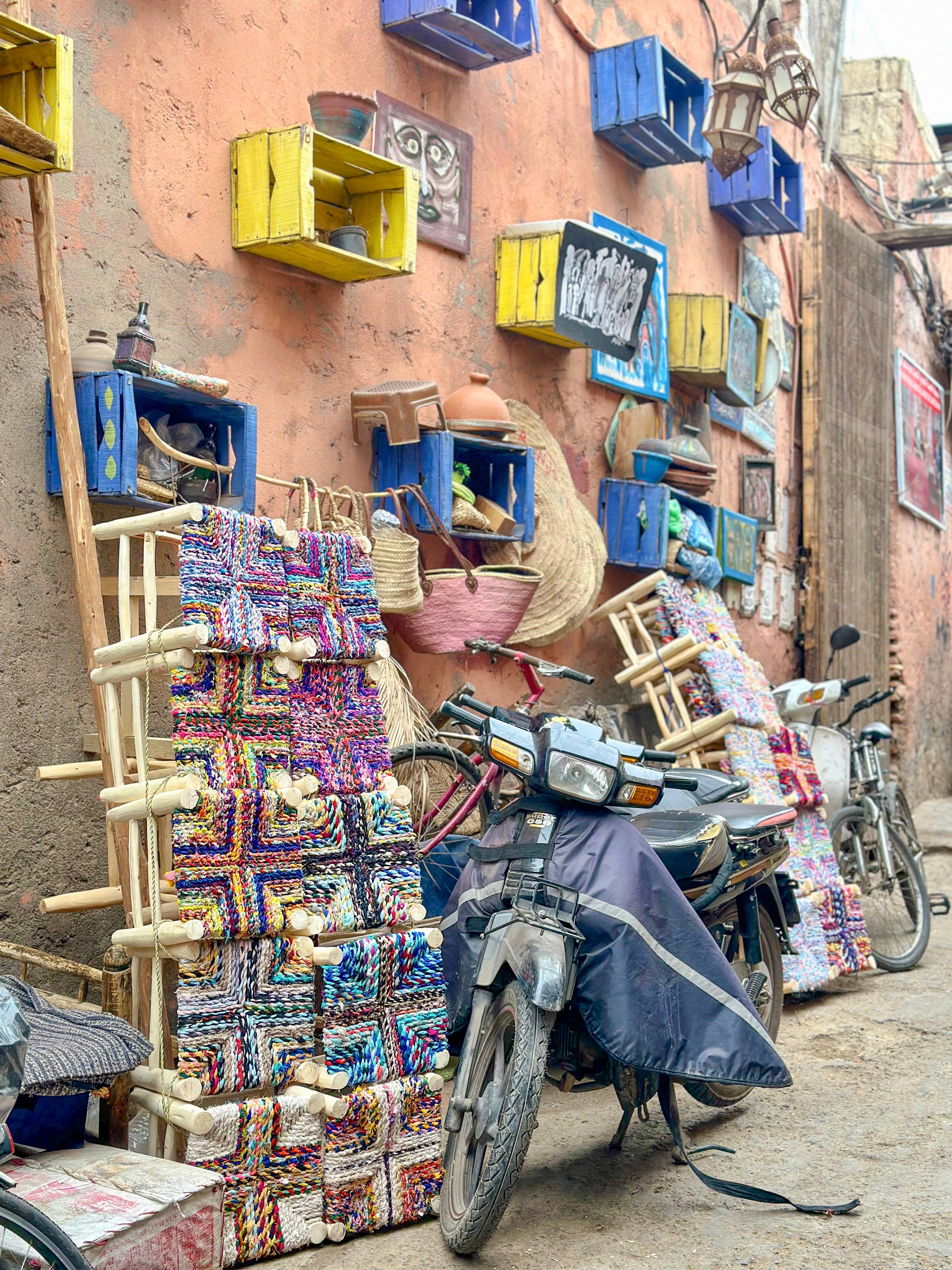 SOUK in the CITY - Wholesale Stool - Boucherouite Stools (set of 2)15