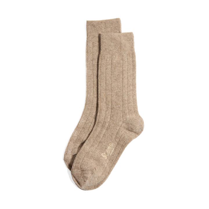Lux Wool Cashmere Crew Socks for wholesale by Stems socks & tights