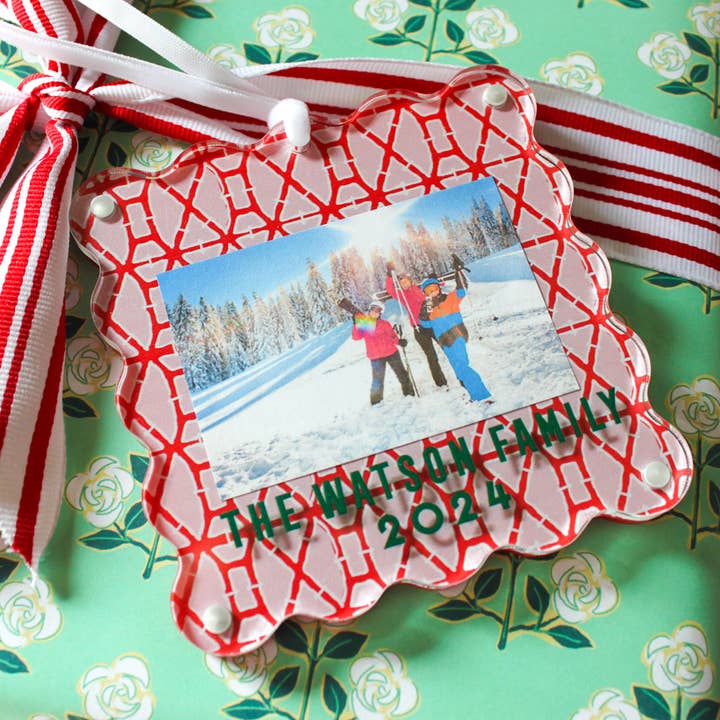 Bamboo Frame | Custom Photo Frame | Ornament Picture Frame for wholesale by Clairebella Personalized Gifts & Pillows