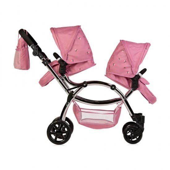 Roma - Wholesale Doll Stroller - Kids - Roma Darcie Twin Dolls Pram - pink12