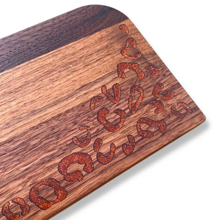 Leopard Print Board for wholesale by Wilkerson Handmade