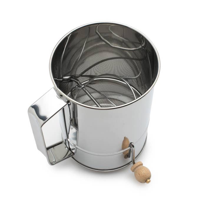 Fox Run Brands - Wholesale Sifter - Fox Run Flour Sifter, 4-Cup, 5.75" x 5.75" x 6.25"4