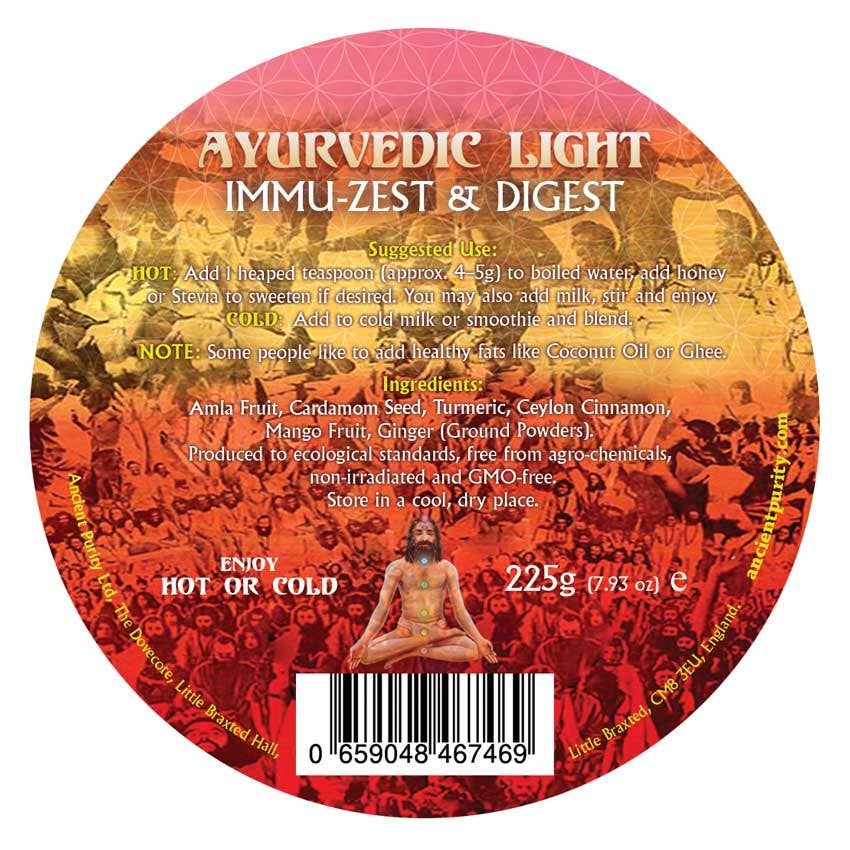 Ancient Purity - Vente Thé en vrac - Ayurvedic Light | Immu-Zest & Digest - Mélange Santé Délicieux2