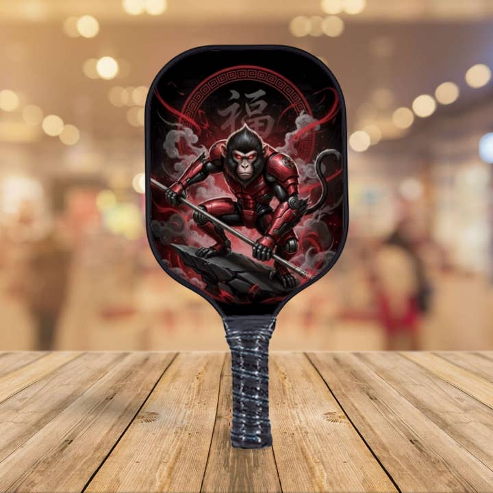 Mono - Zodiaco chino - Pala de pickleball para venta al por mayor de The Mad Pickler