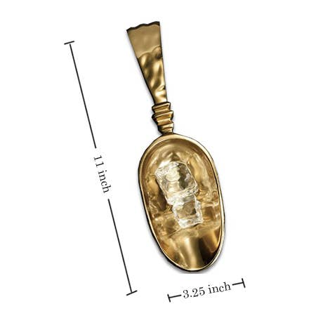 India Handicrafts Inc - Wholesale Ice Cream Scoop - Gold Ice Scoop