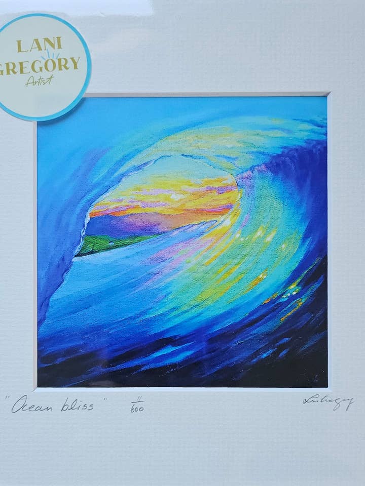 "Ocean bliss" Begränsad upplaga för wholesale av Lani Gregory - Art