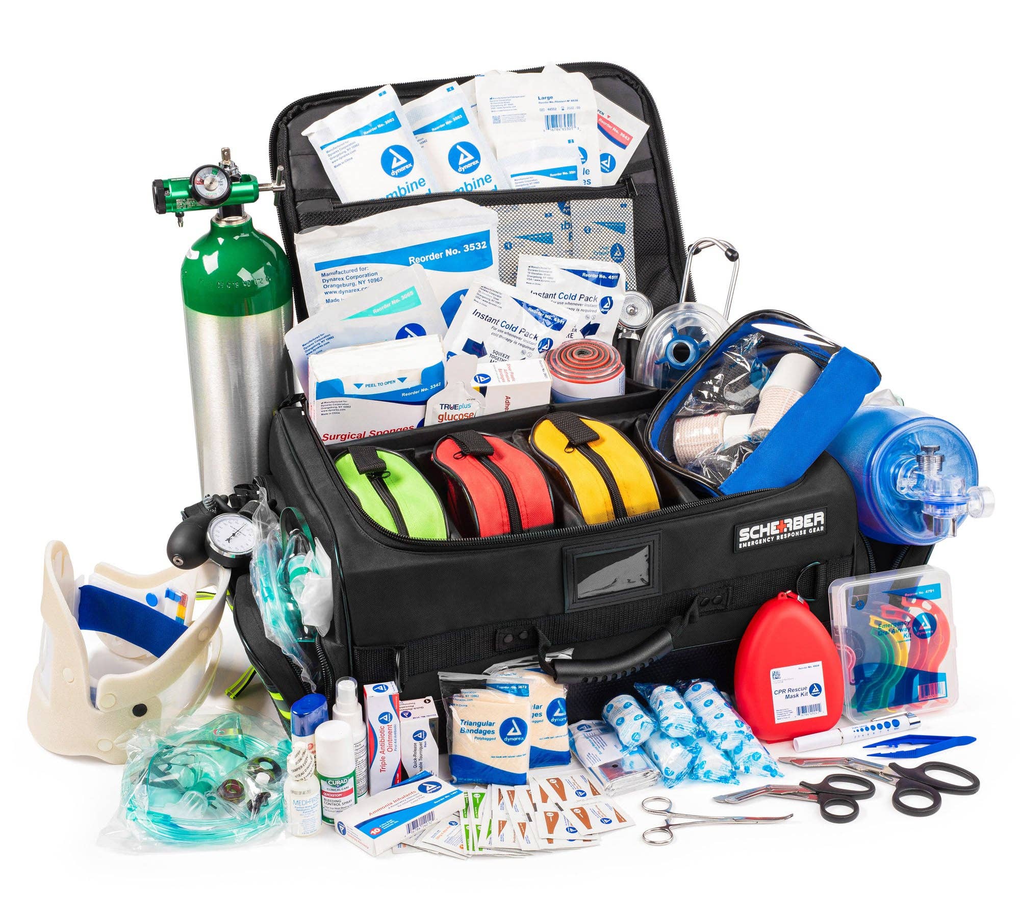 Scherber - Wholesale First Aid Kit - Scherber Ultimate First Responder Trauma kit O2 - Fully Stocked9