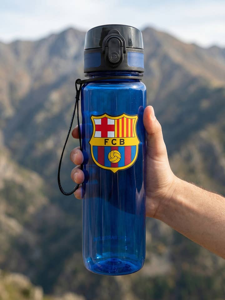Bottiglia Tritan Blu 750ml per la vendita all'ingrosso da parte di ANMA SPORT Productos Licenciados FC BARCELONA