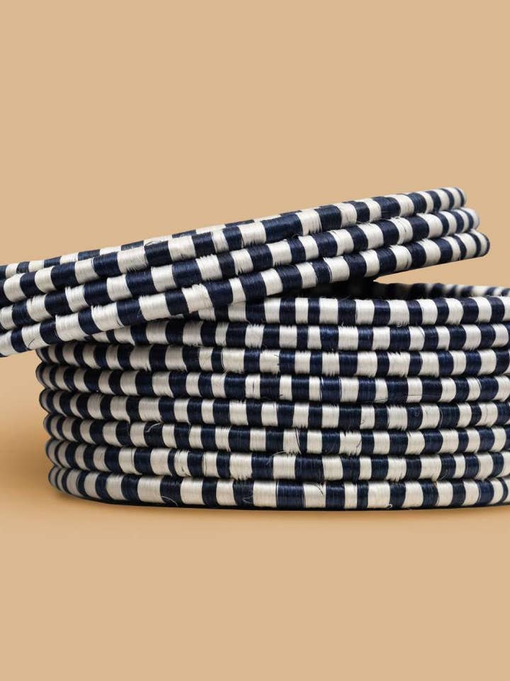 Boîtes de rangement avec couvercle - Lot de 2 pour la vente par Indego Africa