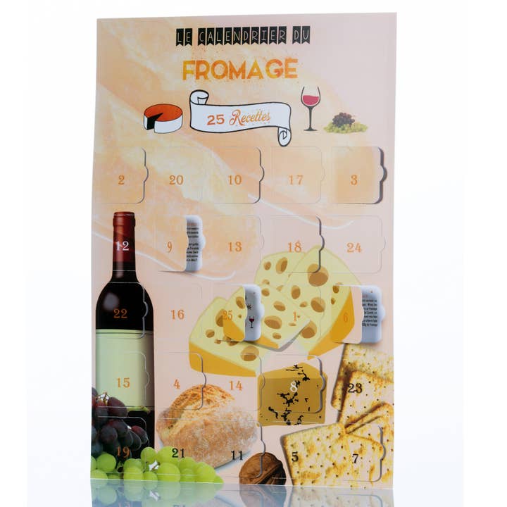 CALENDRIER EVENEMENT - Wholesale Advent Calendar - Before or After Calendar 25 Cheese Recipes1