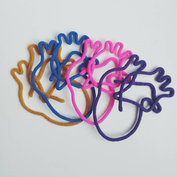 Anatomical Heart Knitted Wall Decoration for wholesale by Charlie&June