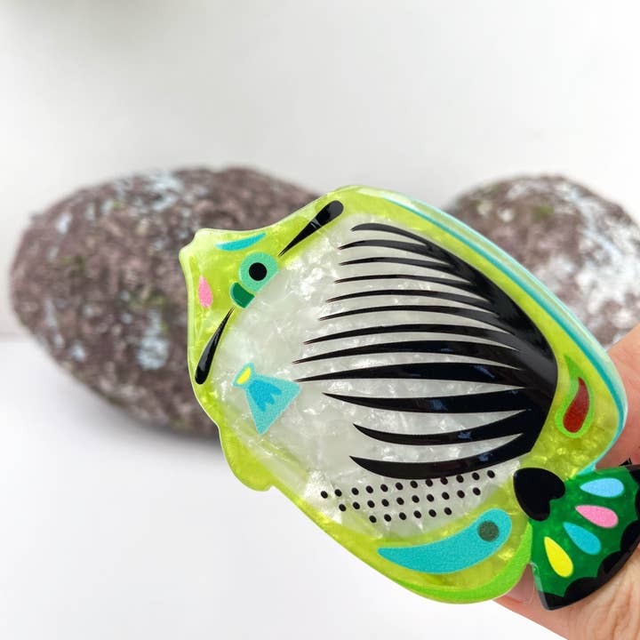 mildstyles - Venta al por mayor Horquilla para el pelo - Mujer - Pinza para el pelo con forma de pez ángel, pinza para el pelo de lubina