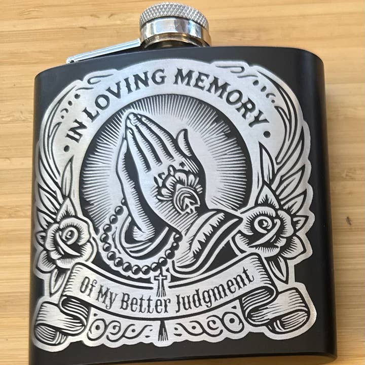 Flask - 'Em Memória Amorosa do Meu Melhor Juízo' por atacado de Tres Cuervos