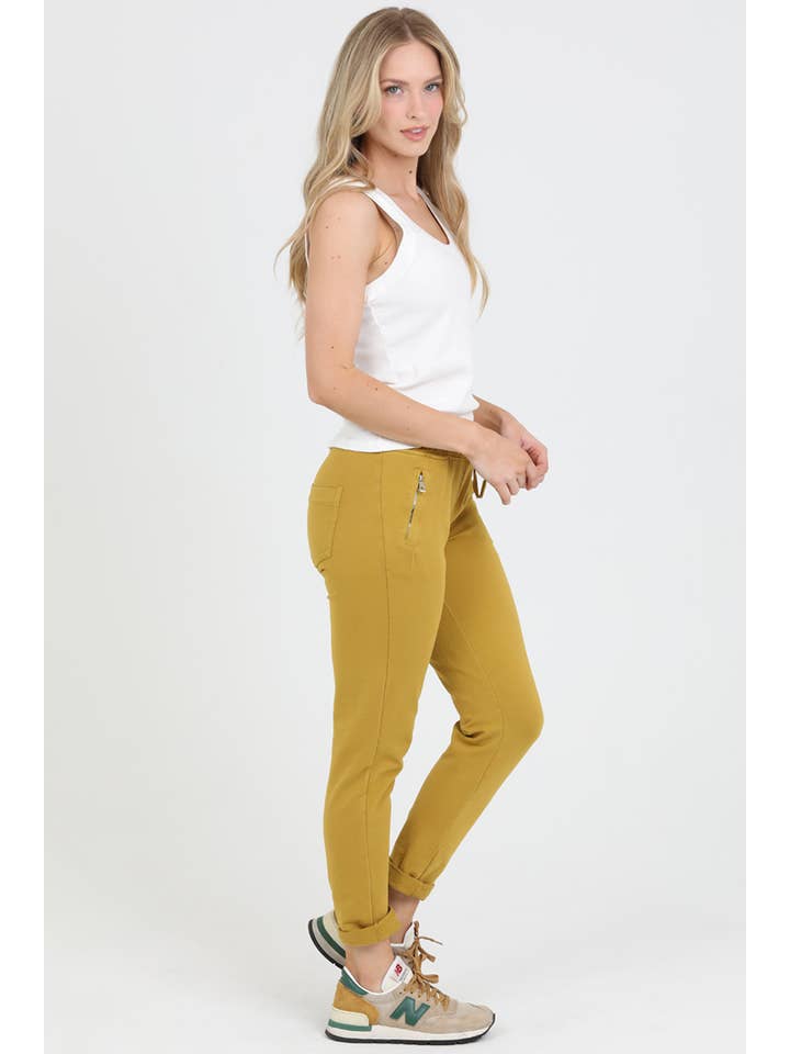 Nostalgia - Vente Pantalon d'intérieur/de jogging – femme - JOGG DE JOGGING EN TISSU ÉPONGE NP746-ASIS AVEC LIEN À NOUER SUR LE DEVANT ET POCHE ZIPPÉE10