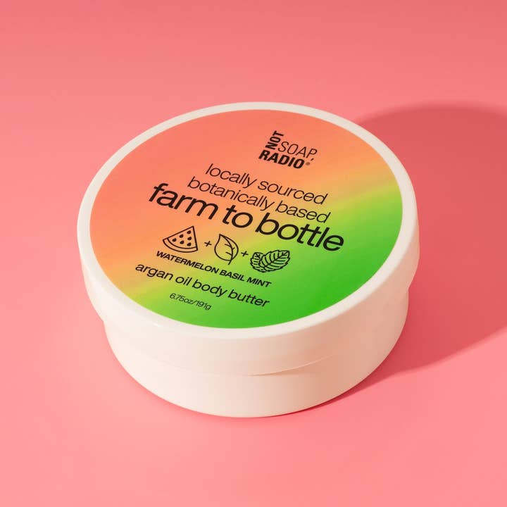 Not Soap, Radio - Wholesale Body Balm/Butter - watermelon basil mint <b>body butter with argan oil</b>2