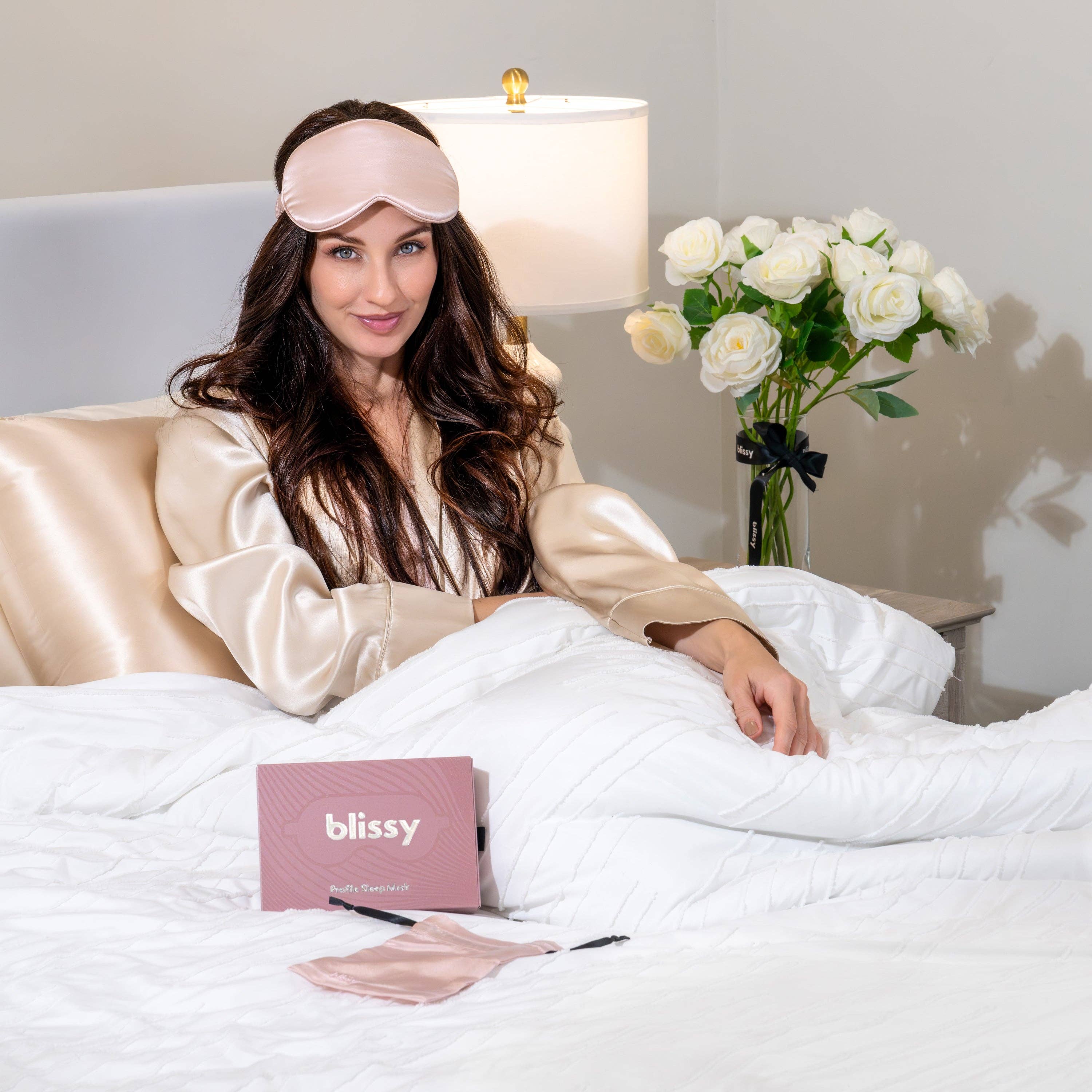 Blissy - Wholesale Sleep/Eye Mask - Sleep Mask - Pink - Profile10