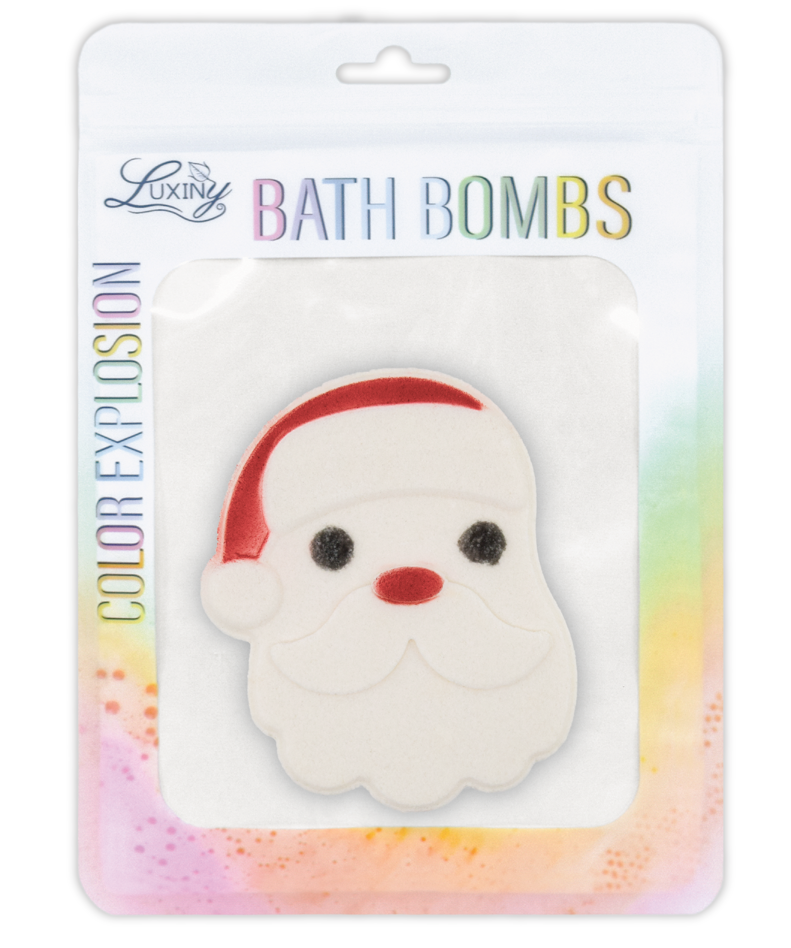 Luxiny Products - Luxurious Bath and Body – wholesale Bath bomb/fizz – Christmas | Bath Bomb | Santa Claus | Holiday | Rainbow Burst7