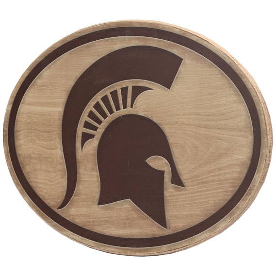 Open Road Brands, LLC - Wholesale Sign - Michigan State University Logo Wood Wall Decor