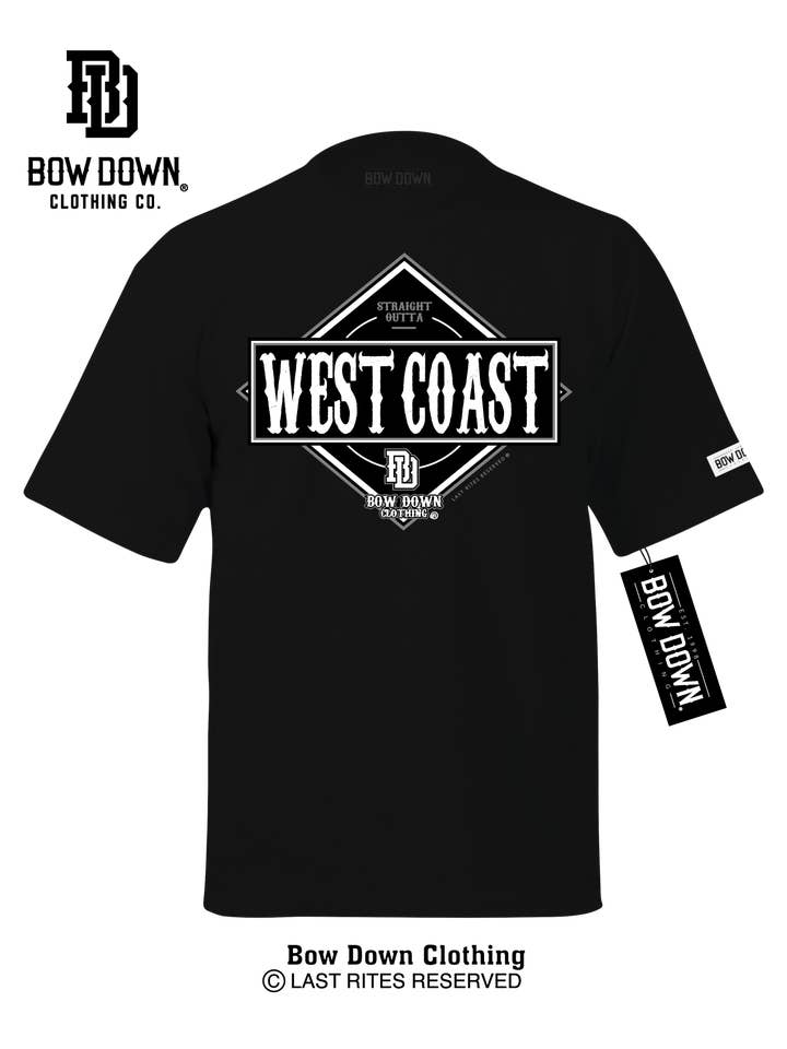 Bow Down Clothing - Wholesale Screen Printed T-Shirt - Unisex - West Coast Diamond