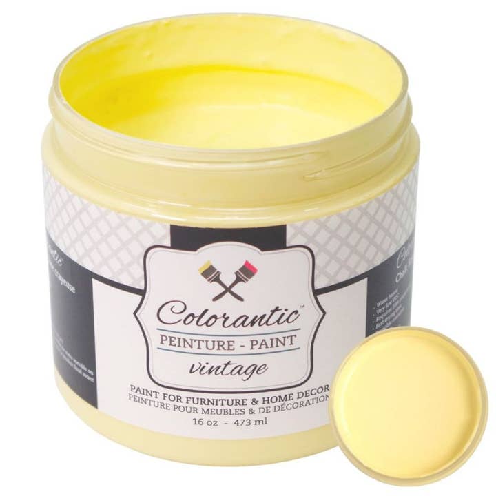 COLORANTIC | Lemon Pie Chalk Based Paint (Yellow Color) for wholesale by Colorantic