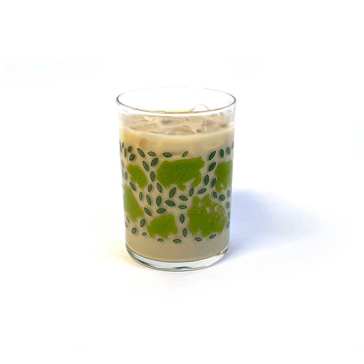 Molly Anne Bishop - Wholesale Drinking Glass/Cup - Frog Fan Drinking Glass2