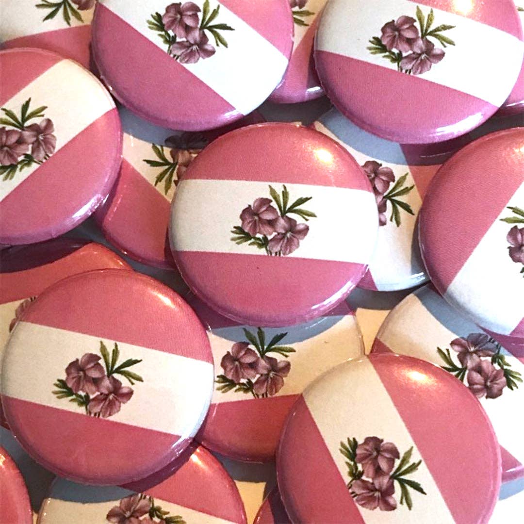 Rainbow & Co - Wholesale Lapel Pin/Button - Sapphic Pride Flag Badge0