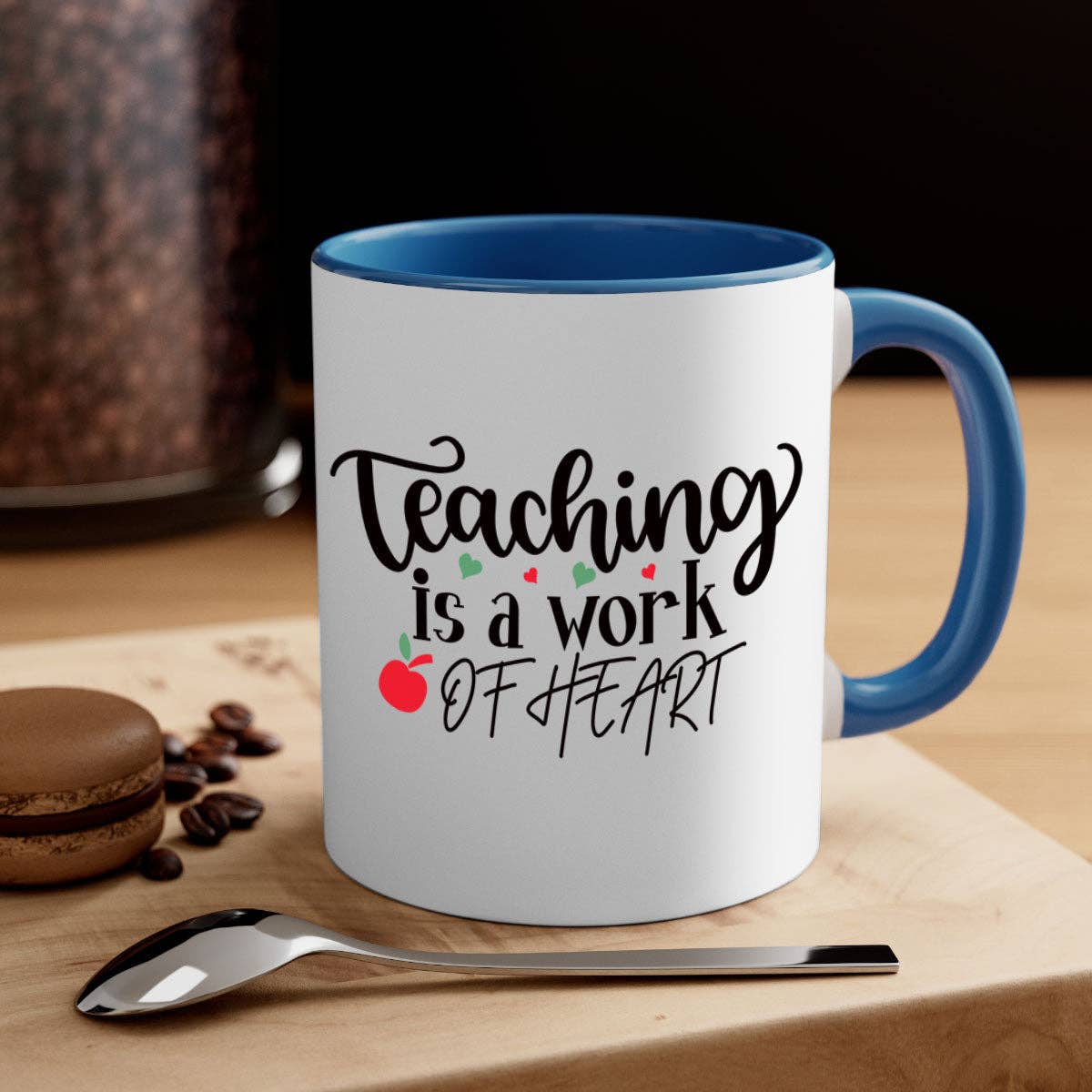 Mugs R Us - Wholesale Coffee Mug - teaching is a work of heart Style 130#- teacher-Mug / Coffee Cup2