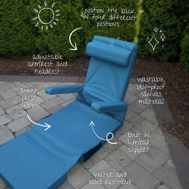Denim Luxury Lounger for wholesale by Luxury Lounger