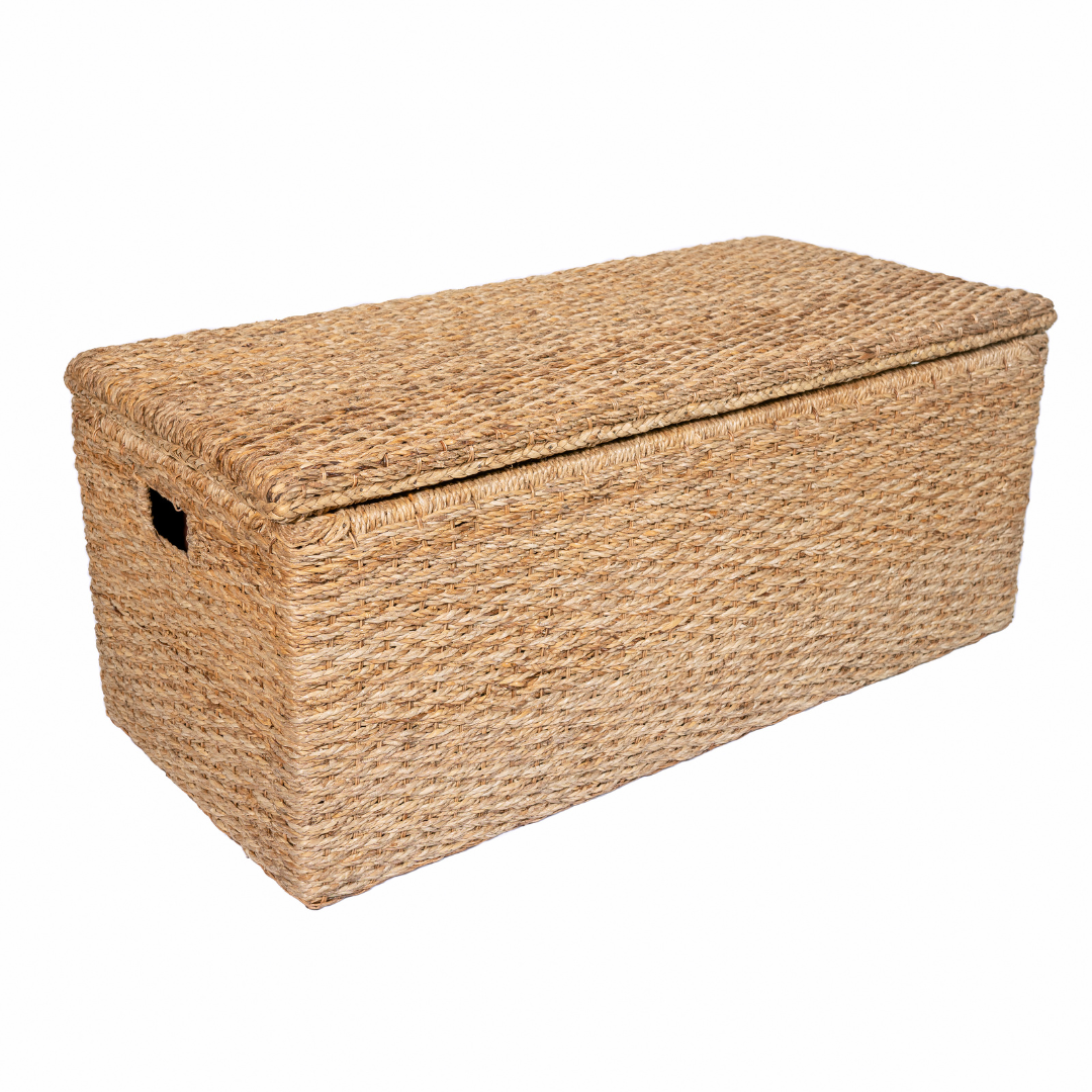 Wholestory Collective - Wholesale Bench - Wicker Storage Bench Rattan Trunk Coffee Table6