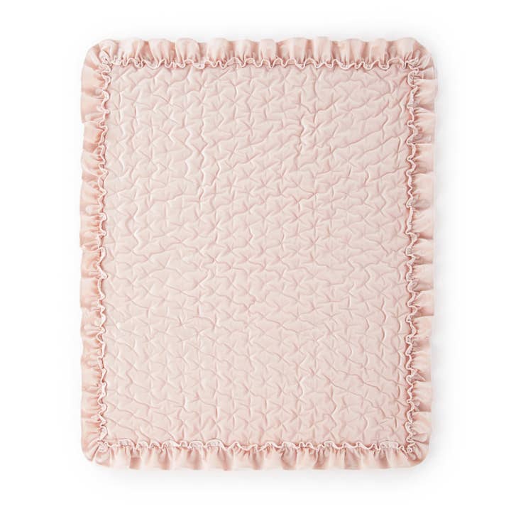 Levtex Home - Wholesale Bedding Set - Kids & Baby - Heritage Blush Velvet 4PC Crib Bedding Set