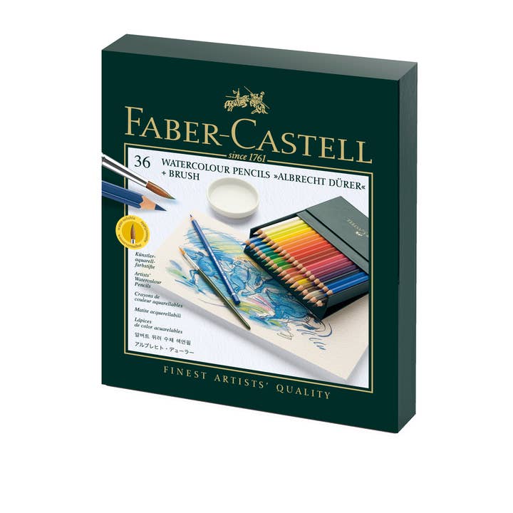 Faber-Castell / Creativity for Kids - Wholesale Colored Pencil - Albrecht Dürer Artists' Watercolor Pencils, Gift Box of 36
