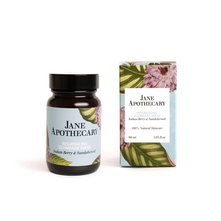 Masque gommage resurfaçant aux baies indiennes et au bois de santal pour la vente par Jane Apothecary