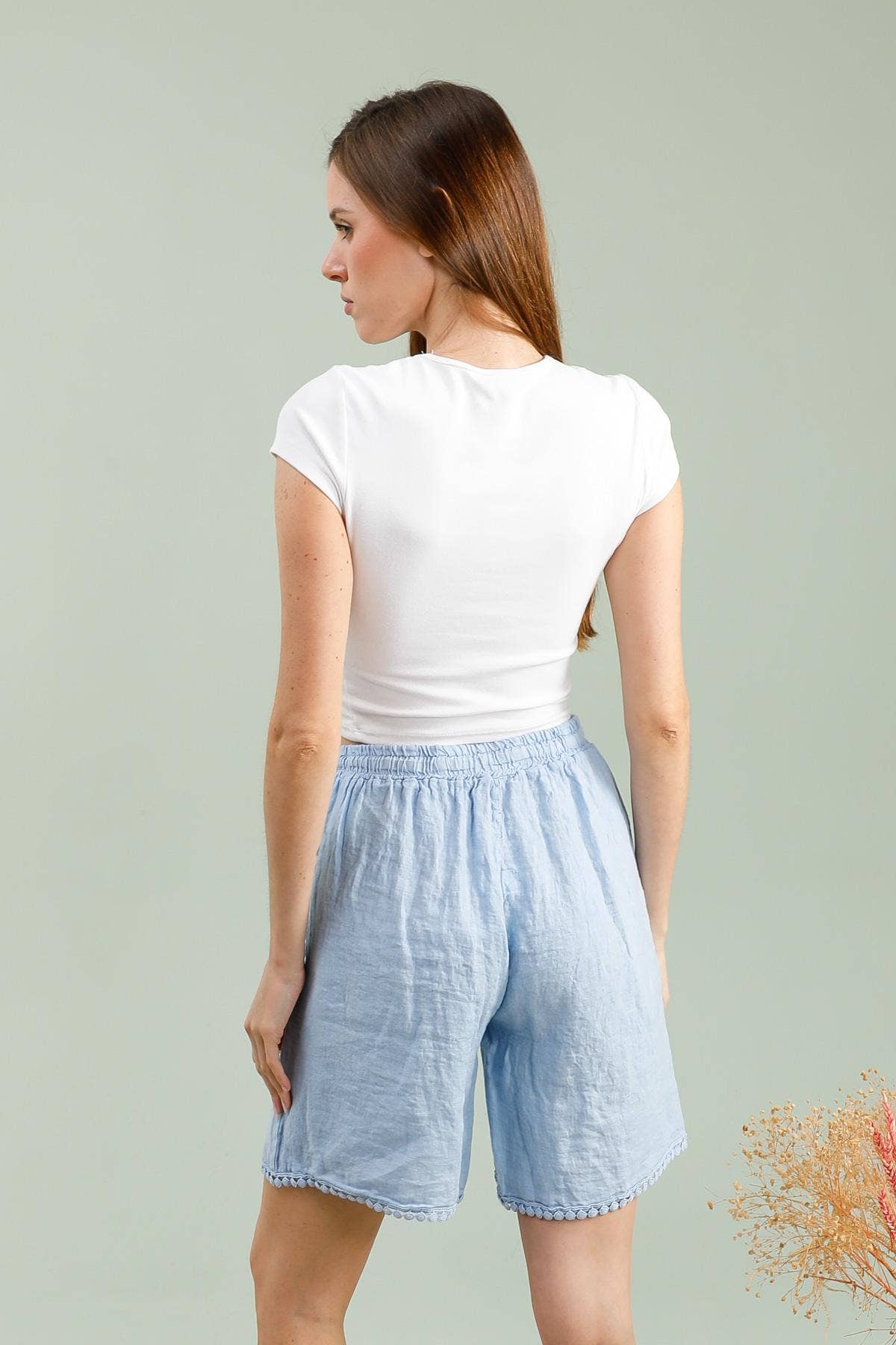 LÉA & LUC - Venta al por mayor Pantalones cortos - Mujer - Bermudas de lino 100% para mujer REF. 8575111