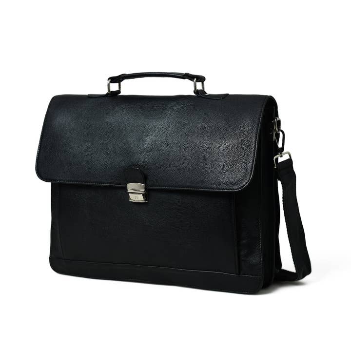 Classy Leather Bags – Engroshandel Laptoptaske - Unisex – Business Attache bærbar taske - italiensk finish