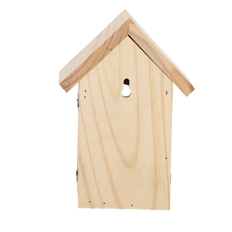 Esschert Design USA - Wholesale Bird House - Birdhouse w/Winter Wren Line Drawing, Wood3