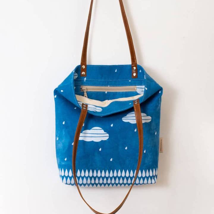 Modelia – Großhandel Tragetasche – Damen – Riva Tote - Regen Wolken1