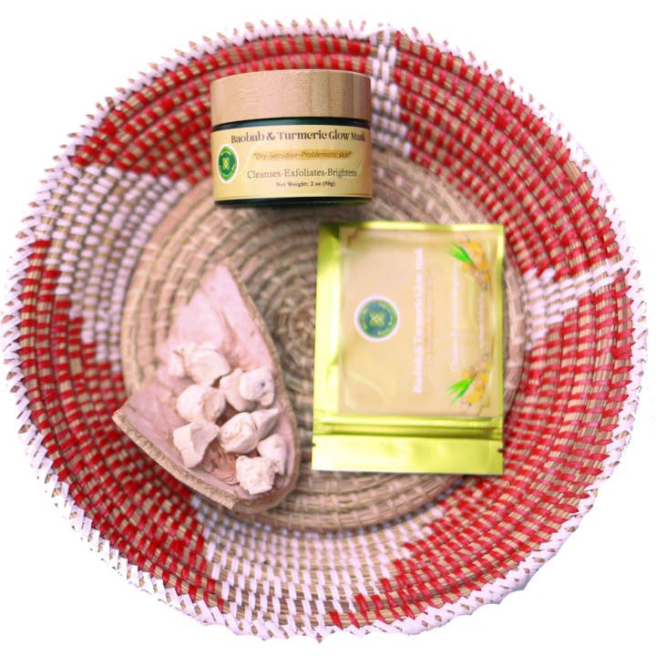 Natural AWA (Authentic Wonders from Africa) - Wholesale Skincare Face Mask - BAOBAB & TURMERIC GLOW MASK1