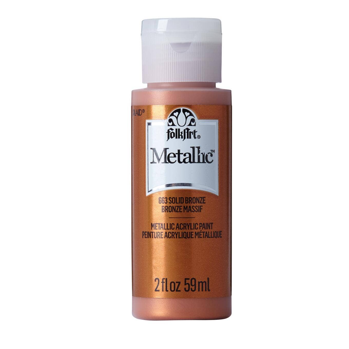 Plaid Crafts - Wholesale Acrylic Paint - FolkArt ® Metallic Acrylic Paint, 2 oz. 52