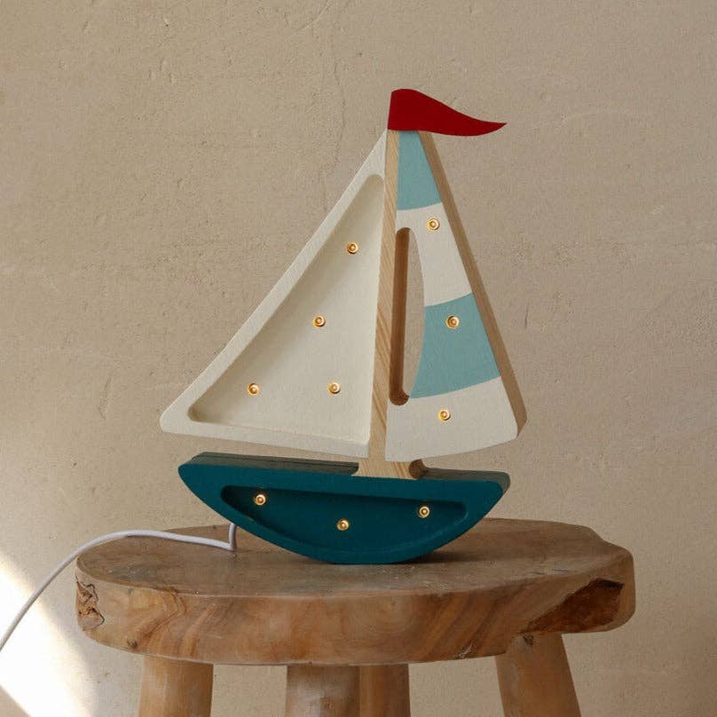 Little Lights - Wholesale Night Light - Kids & Baby - Little Lights Mini Sailboat Lamp7