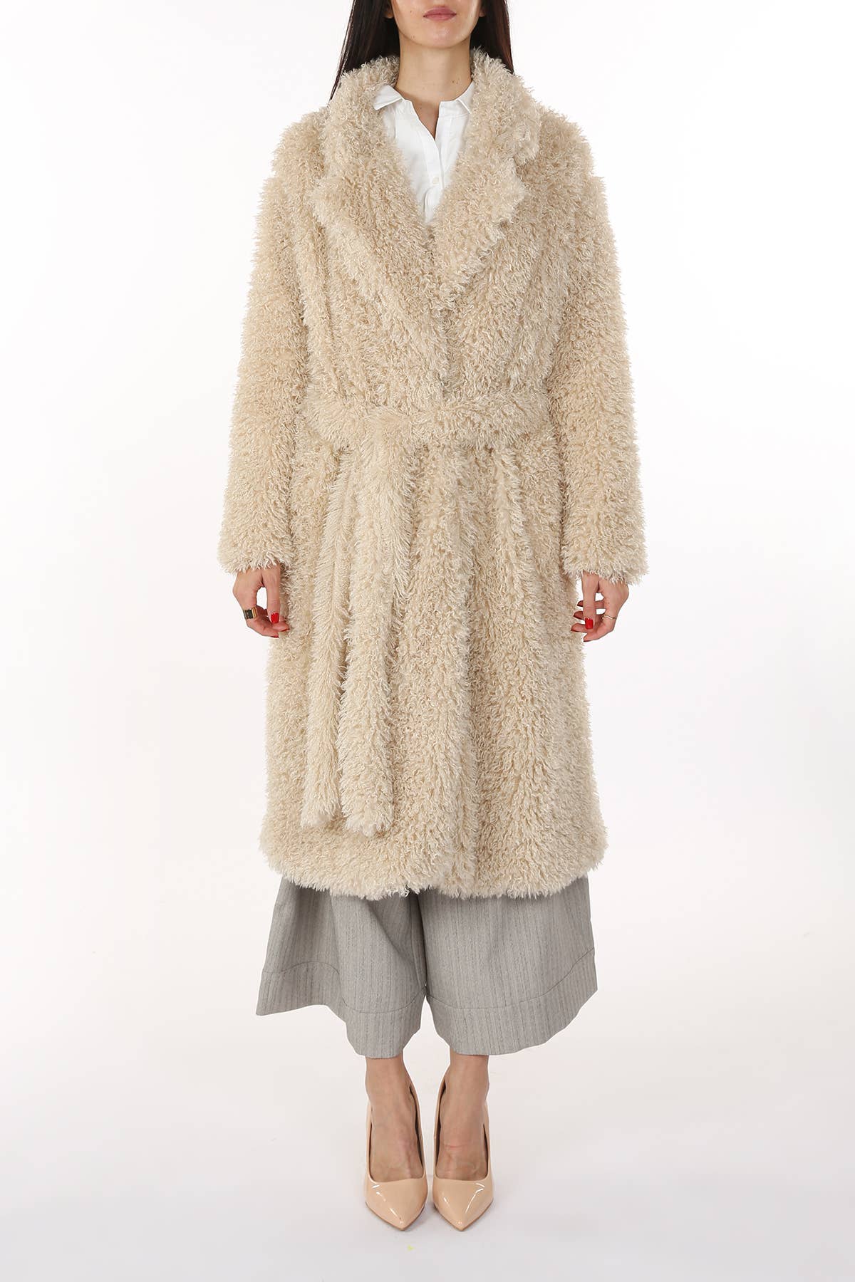 Beulah Style - Wholesale Fur/Faux Fur Coat - Women's - Fuzzy Teddy Fur Coat MM4076