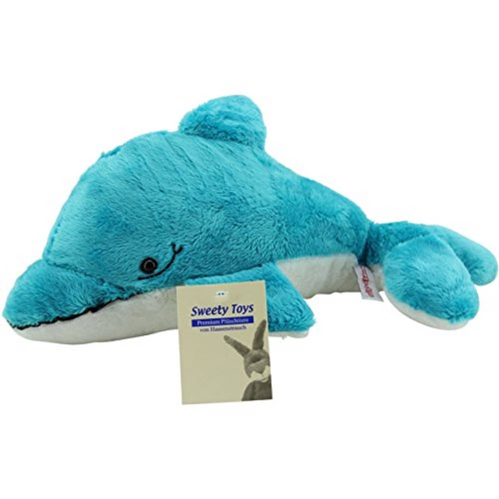 Sweety Toys Plüschtiere GmbH - Vente Peluche – enfant et bébé - Sweety Toys 7837 Peluche Dauphin turquoise 35cm1